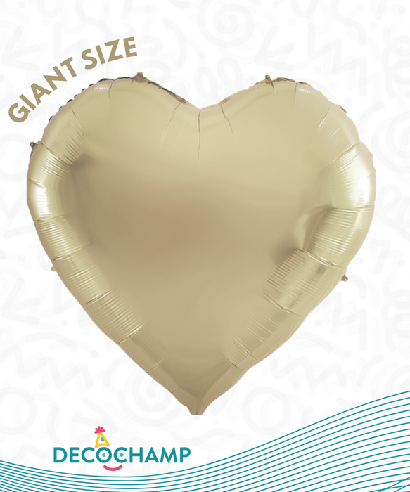 DecoHeart Champagne Balloon 68" (50 unit per case)