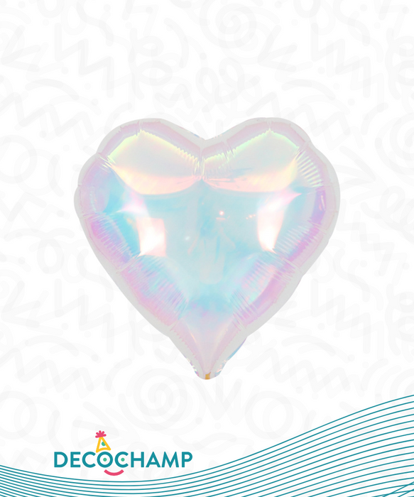 DecoHeart 18" Iridescent (50 Units per case)