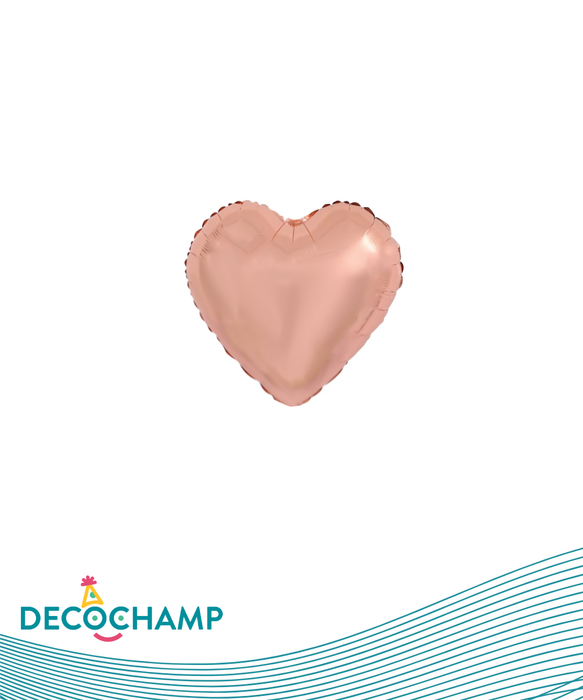 DecoHeart  9" Rose Gold (50 Units per case)
