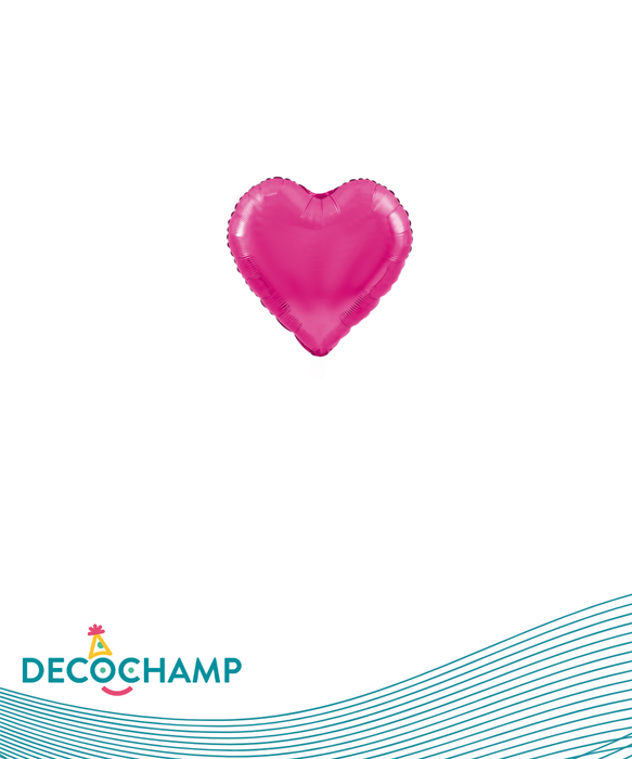 DecoHeart 4" Hot Pink (50 Units per case)