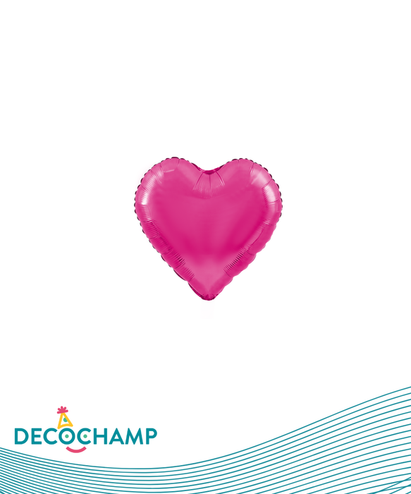 DecoHeart  9" Hot Pink (50 Units per case)