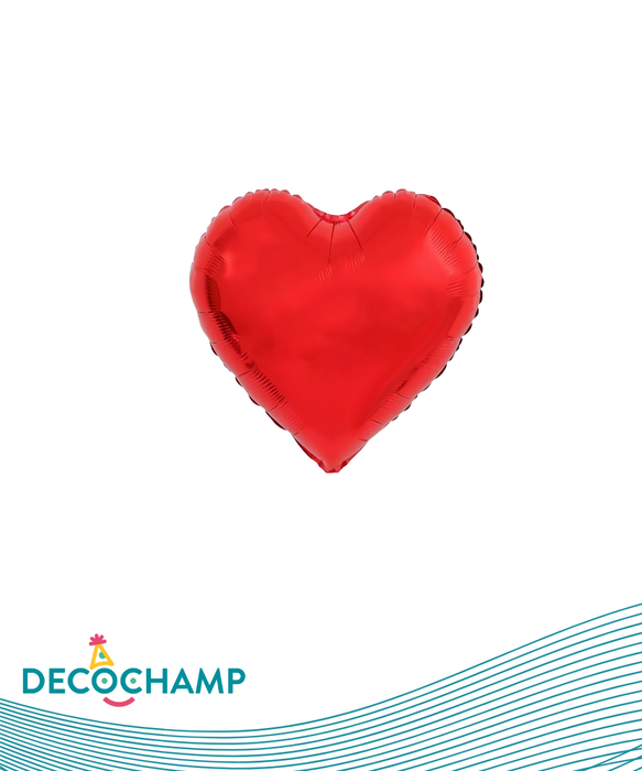 DecoHeart 18" Red (50 Units per case)