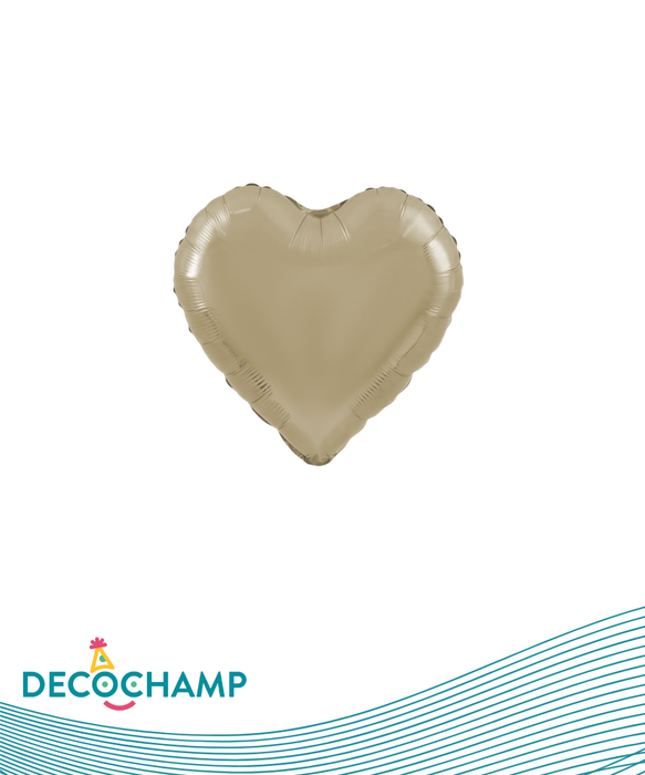 DecoHeart 18" Champagne (50 Units per case)