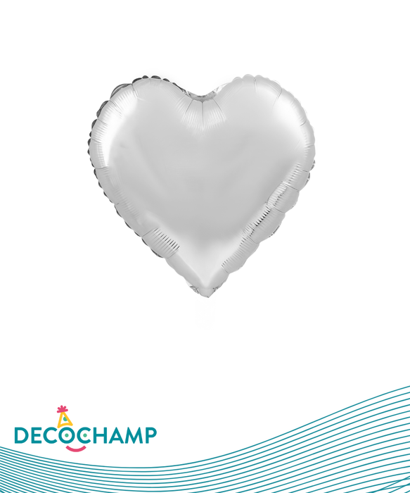DecoHeart 24" Silver (50 Units per case)