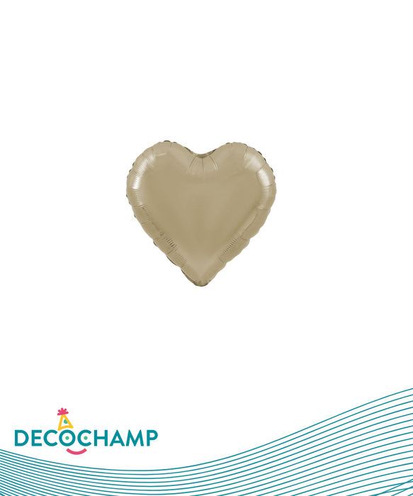 DecoHeart  9" Champagne (50 Units per case)