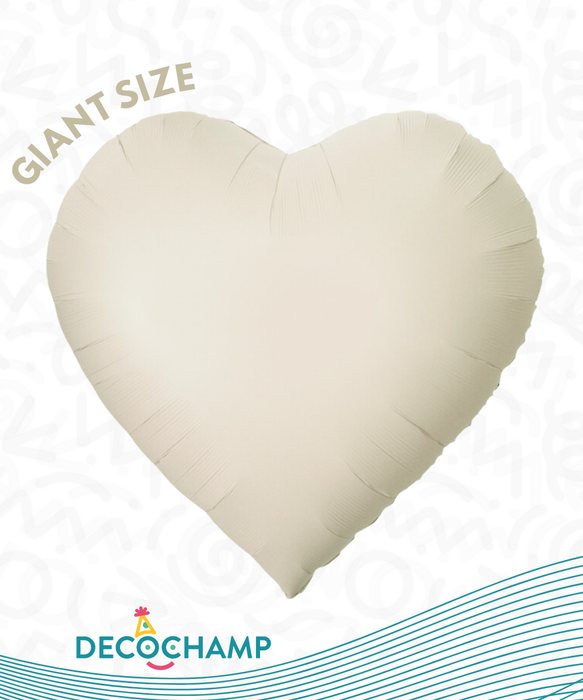 DecoHeart Latte Balloon 68" (50 unit per case)