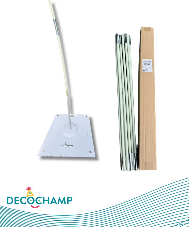 Deco Arch Connector for 16IN & 24 IN 7ft Decobase (10 unit per case)