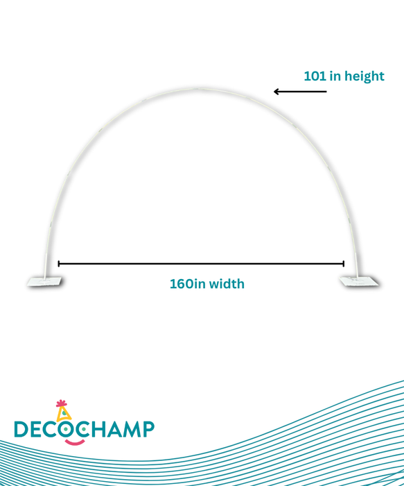Deco Arch Connector for 16IN & 24 IN 7ft Decobase (10 unit per case)