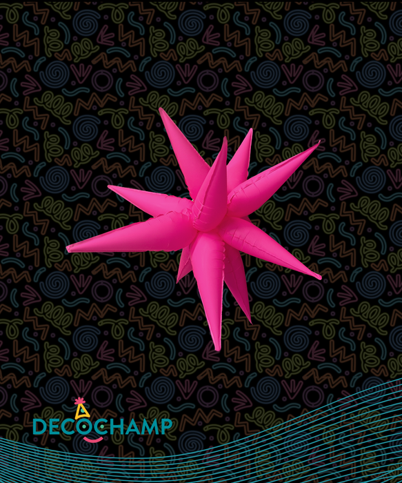 Neon Pink Starburst 26" (200 Unit Per Case)