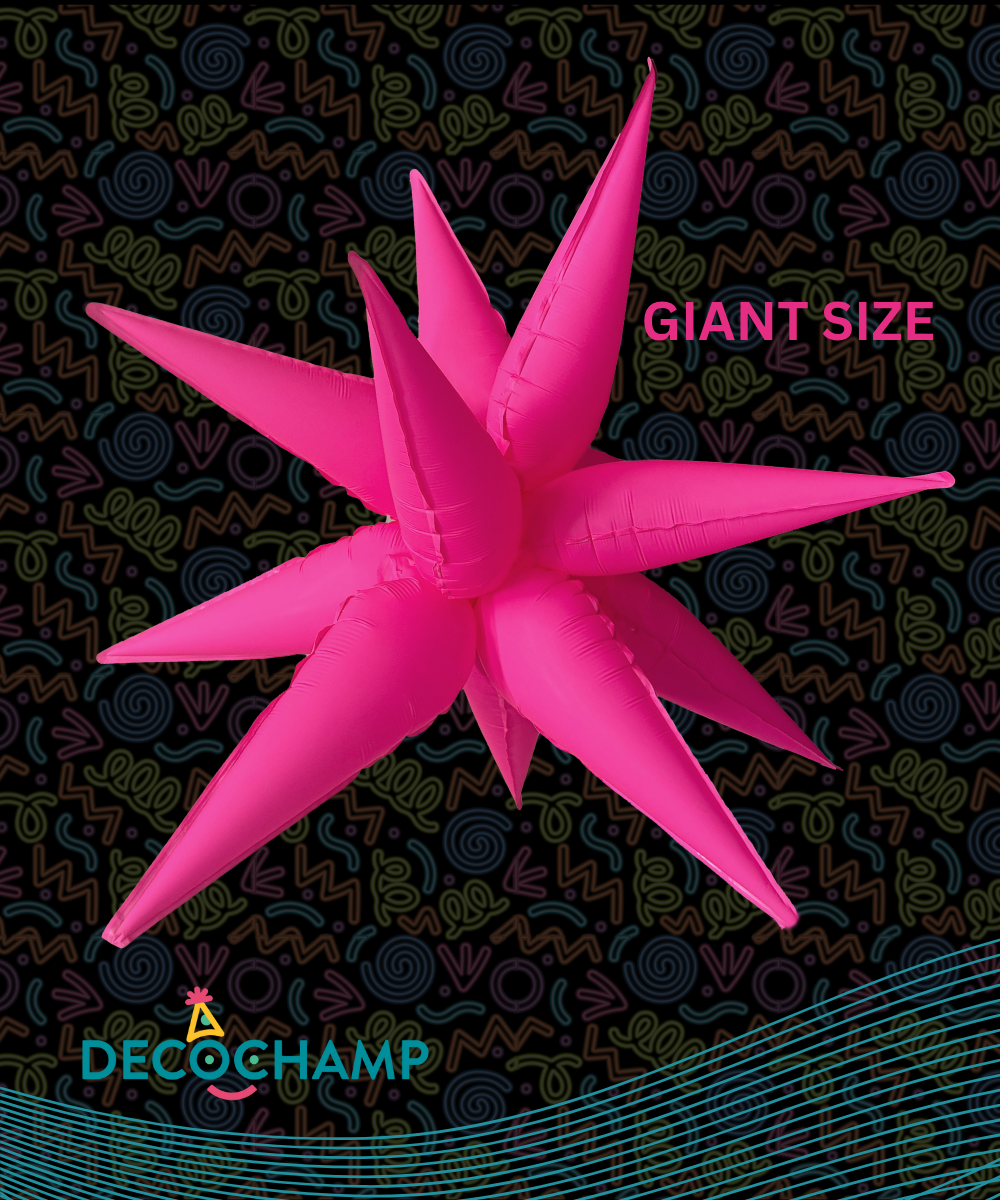 Starburst Neon Balloons 60"