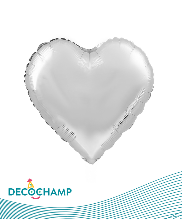 DecoHeart 36" Silver (50 Units per case)