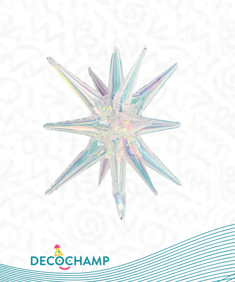 Starburst Irisdecent Balloon 22" (100 Unit Per Case)