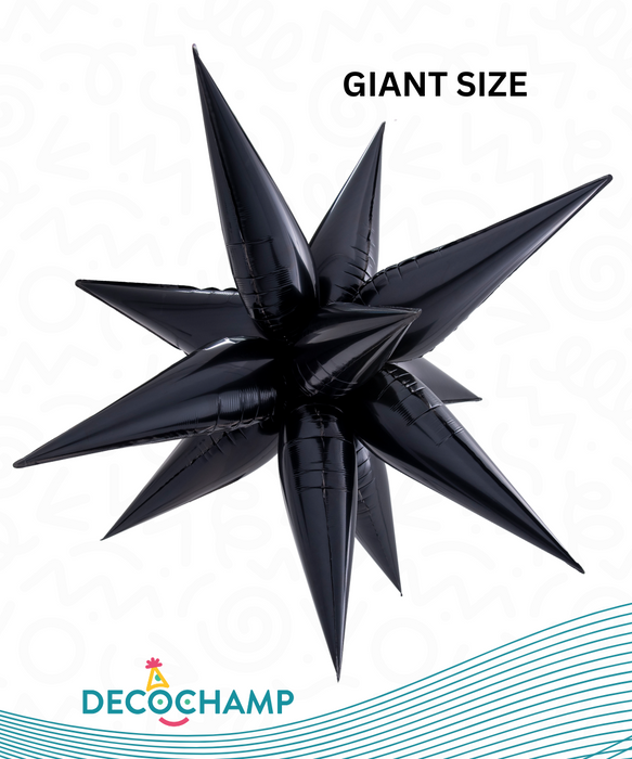 GIANT Starburst Black 60" (50 Unit Per Case)