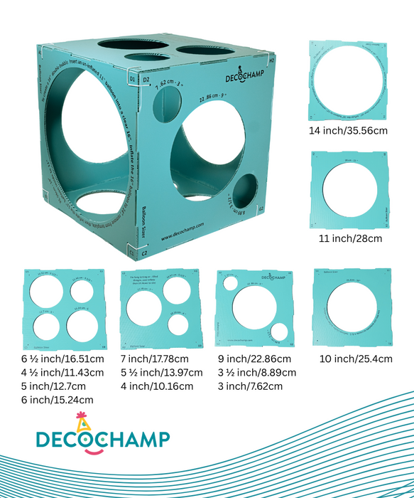 Deco Cube Sizer (10 unit per box) — Decochamp