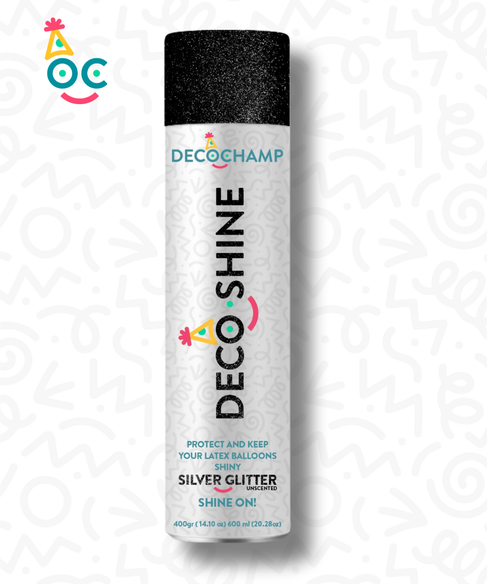 DecoShine Silver Glitter Spray