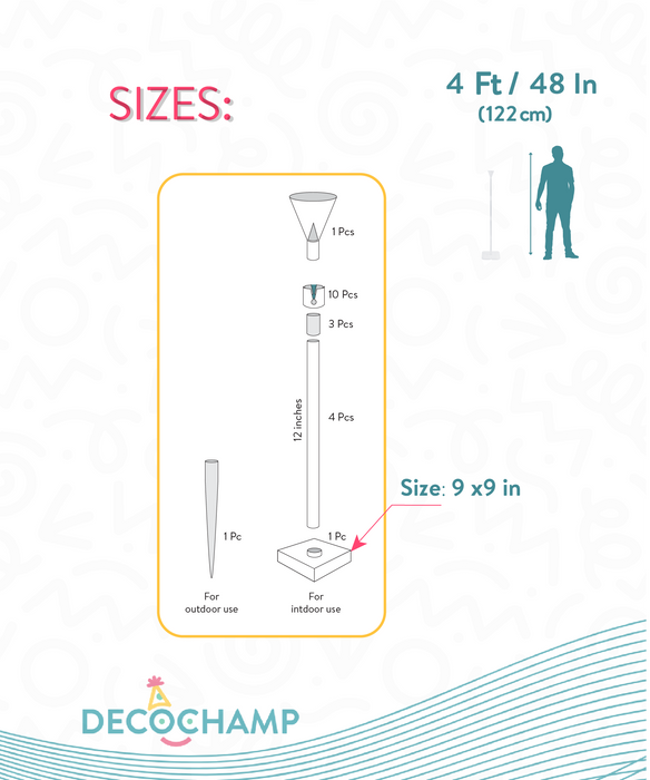 DecoBase - Plastic (4 unit per case)